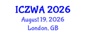 International Conference on Zoology and Wild Animals (ICZWA) August 19, 2026 - London, United Kingdom International Conference on Zoology and Wild Animals (ICZWA) August 19, 2026 - London, United Kingdom