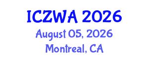 International Conference on Zoology and Wild Animals (ICZWA) August 05, 2026 - Montreal, Canada International Conference on Zoology and Wild Animals (ICZWA) August 05, 2026 - Montreal, Canada