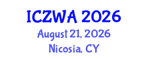 International Conference on Zoology and Wild Animals (ICZWA) August 21, 2026 - Nicosia, Cyprus International Conference on Zoology and Wild Animals (ICZWA) August 21, 2026 - Nicosia, Cyprus