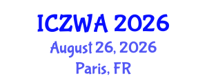 International Conference on Zoology and Wild Animals (ICZWA) August 26, 2026 - Paris, France International Conference on Zoology and Wild Animals (ICZWA) August 26, 2026 - Paris, France