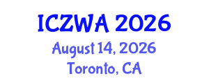 International Conference on Zoology and Wild Animals (ICZWA) August 14, 2026 - Toronto, Canada International Conference on Zoology and Wild Animals (ICZWA) August 14, 2026 - Toronto, Canada