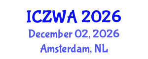 International Conference on Zoology and Wild Animals (ICZWA) December 02, 2026 - Amsterdam, Netherlands International Conference on Zoology and Wild Animals (ICZWA) December 02, 2026 - Amsterdam, Netherlands