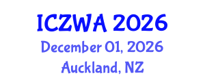International Conference on Zoology and Wild Animals (ICZWA) December 01, 2026 - Auckland, New Zealand International Conference on Zoology and Wild Animals (ICZWA) December 01, 2026 - Auckland, New Zealand