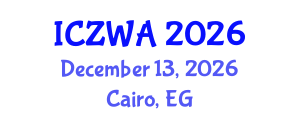 International Conference on Zoology and Wild Animals (ICZWA) December 13, 2026 - Cairo, Egypt International Conference on Zoology and Wild Animals (ICZWA) December 13, 2026 - Cairo, Egypt