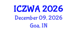 International Conference on Zoology and Wild Animals (ICZWA) December 09, 2026 - Goa, India International Conference on Zoology and Wild Animals (ICZWA) December 09, 2026 - Goa, India