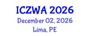 International Conference on Zoology and Wild Animals (ICZWA) December 02, 2026 - Lima, Peru