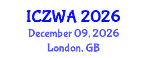 International Conference on Zoology and Wild Animals (ICZWA) December 09, 2026 - London, United Kingdom International Conference on Zoology and Wild Animals (ICZWA) December 09, 2026 - London, United Kingdom