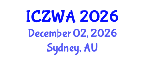 International Conference on Zoology and Wild Animals (ICZWA) December 02, 2026 - Sydney, Australia International Conference on Zoology and Wild Animals (ICZWA) December 02, 2026 - Sydney, Australia
