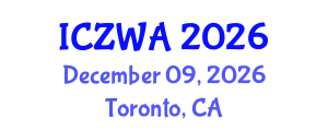 International Conference on Zoology and Wild Animals (ICZWA) December 09, 2026 - Toronto, Canada International Conference on Zoology and Wild Animals (ICZWA) December 09, 2026 - Toronto, Canada