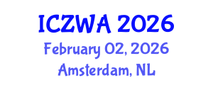 International Conference on Zoology and Wild Animals (ICZWA) February 02, 2026 - Amsterdam, Netherlands International Conference on Zoology and Wild Animals (ICZWA) February 02, 2026 - Amsterdam, Netherlands