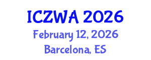 International Conference on Zoology and Wild Animals (ICZWA) February 12, 2026 - Barcelona, Spain International Conference on Zoology and Wild Animals (ICZWA) February 12, 2026 - Barcelona, Spain