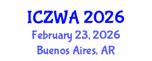 International Conference on Zoology and Wild Animals (ICZWA) February 23, 2026 - Buenos Aires, Argentina