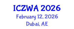 International Conference on Zoology and Wild Animals (ICZWA) February 12, 2026 - Dubai, United Arab Emirates International Conference on Zoology and Wild Animals (ICZWA) February 12, 2026 - Dubai, United Arab Emirates