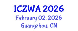 International Conference on Zoology and Wild Animals (ICZWA) February 02, 2026 - Guangzhou, China International Conference on Zoology and Wild Animals (ICZWA) February 02, 2026 - Guangzhou, China