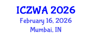 International Conference on Zoology and Wild Animals (ICZWA) February 16, 2026 - Mumbai, India International Conference on Zoology and Wild Animals (ICZWA) February 16, 2026 - Mumbai, India
