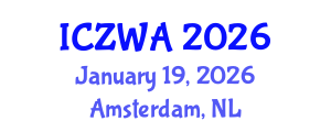 International Conference on Zoology and Wild Animals (ICZWA) January 19, 2026 - Amsterdam, Netherlands International Conference on Zoology and Wild Animals (ICZWA) January 19, 2026 - Amsterdam, Netherlands