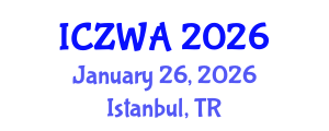 International Conference on Zoology and Wild Animals (ICZWA) January 26, 2026 - Istanbul, Turkey International Conference on Zoology and Wild Animals (ICZWA) January 26, 2026 - Istanbul, Turkey