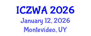 International Conference on Zoology and Wild Animals (ICZWA) January 12, 2026 - Montevideo, Uruguay International Conference on Zoology and Wild Animals (ICZWA) January 12, 2026 - Montevideo, Uruguay