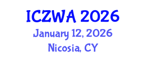 International Conference on Zoology and Wild Animals (ICZWA) January 12, 2026 - Nicosia, Cyprus International Conference on Zoology and Wild Animals (ICZWA) January 12, 2026 - Nicosia, Cyprus