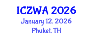 International Conference on Zoology and Wild Animals (ICZWA) January 12, 2026 - Phuket, Thailand International Conference on Zoology and Wild Animals (ICZWA) January 12, 2026 - Phuket, Thailand