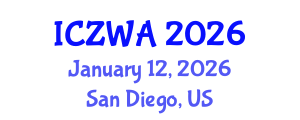 International Conference on Zoology and Wild Animals (ICZWA) January 12, 2026 - San Diego, United States International Conference on Zoology and Wild Animals (ICZWA) January 12, 2026 - San Diego, United States