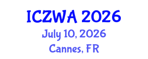 International Conference on Zoology and Wild Animals (ICZWA) July 10, 2026 - Cannes, France International Conference on Zoology and Wild Animals (ICZWA) July 10, 2026 - Cannes, France