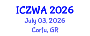 International Conference on Zoology and Wild Animals (ICZWA) July 03, 2026 - Corfu, Greece International Conference on Zoology and Wild Animals (ICZWA) July 03, 2026 - Corfu, Greece
