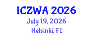 International Conference on Zoology and Wild Animals (ICZWA) July 19, 2026 - Helsinki, Finland International Conference on Zoology and Wild Animals (ICZWA) July 19, 2026 - Helsinki, Finland