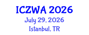 International Conference on Zoology and Wild Animals (ICZWA) July 29, 2026 - Istanbul, Turkey International Conference on Zoology and Wild Animals (ICZWA) July 29, 2026 - Istanbul, Turkey