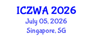International Conference on Zoology and Wild Animals (ICZWA) July 05, 2026 - Singapore, Singapore International Conference on Zoology and Wild Animals (ICZWA) July 05, 2026 - Singapore, Singapore