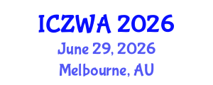 International Conference on Zoology and Wild Animals (ICZWA) June 29, 2026 - Melbourne, Australia International Conference on Zoology and Wild Animals (ICZWA) June 29, 2026 - Melbourne, Australia