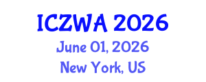 International Conference on Zoology and Wild Animals (ICZWA) June 01, 2026 - New York, United States International Conference on Zoology and Wild Animals (ICZWA) June 01, 2026 - New York, United States