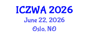International Conference on Zoology and Wild Animals (ICZWA) June 22, 2026 - Oslo, Norway International Conference on Zoology and Wild Animals (ICZWA) June 22, 2026 - Oslo, Norway