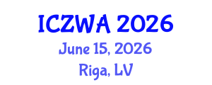 International Conference on Zoology and Wild Animals (ICZWA) June 15, 2026 - Riga, Latvia International Conference on Zoology and Wild Animals (ICZWA) June 15, 2026 - Riga, Latvia
