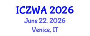 International Conference on Zoology and Wild Animals (ICZWA) June 22, 2026 - Venice, Italy International Conference on Zoology and Wild Animals (ICZWA) June 22, 2026 - Venice, Italy