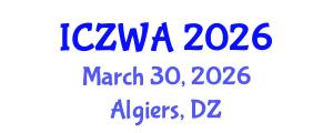 International Conference on Zoology and Wild Animals (ICZWA) March 30, 2026 - Algiers, Algeria International Conference on Zoology and Wild Animals (ICZWA) March 30, 2026 - Algiers, Algeria