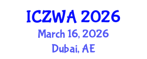International Conference on Zoology and Wild Animals (ICZWA) March 16, 2026 - Dubai, United Arab Emirates International Conference on Zoology and Wild Animals (ICZWA) March 16, 2026 - Dubai, United Arab Emirates