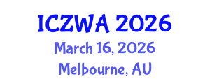 International Conference on Zoology and Wild Animals (ICZWA) March 16, 2026 - Melbourne, Australia International Conference on Zoology and Wild Animals (ICZWA) March 16, 2026 - Melbourne, Australia