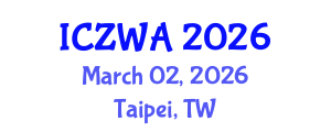International Conference on Zoology and Wild Animals (ICZWA) March 02, 2026 - Taipei, Taiwan International Conference on Zoology and Wild Animals (ICZWA) March 02, 2026 - Taipei, Taiwan