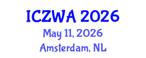 International Conference on Zoology and Wild Animals (ICZWA) May 11, 2026 - Amsterdam, Netherlands International Conference on Zoology and Wild Animals (ICZWA) May 11, 2026 - Amsterdam, Netherlands