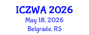 International Conference on Zoology and Wild Animals (ICZWA) May 18, 2026 - Belgrade, Serbia International Conference on Zoology and Wild Animals (ICZWA) May 18, 2026 - Belgrade, Serbia