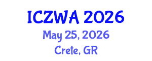 International Conference on Zoology and Wild Animals (ICZWA) May 25, 2026 - Crete, Greece International Conference on Zoology and Wild Animals (ICZWA) May 25, 2026 - Crete, Greece