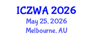International Conference on Zoology and Wild Animals (ICZWA) May 25, 2026 - Melbourne, Australia International Conference on Zoology and Wild Animals (ICZWA) May 25, 2026 - Melbourne, Australia