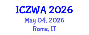 International Conference on Zoology and Wild Animals (ICZWA) May 04, 2026 - Rome, Italy International Conference on Zoology and Wild Animals (ICZWA) May 04, 2026 - Rome, Italy