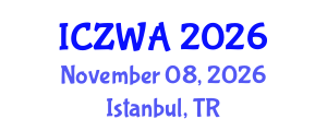 International Conference on Zoology and Wild Animals (ICZWA) November 08, 2026 - Istanbul, Turkey International Conference on Zoology and Wild Animals (ICZWA) November 08, 2026 - Istanbul, Turkey