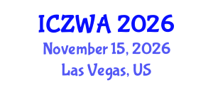 International Conference on Zoology and Wild Animals (ICZWA) November 15, 2026 - Las Vegas, United States International Conference on Zoology and Wild Animals (ICZWA) November 15, 2026 - Las Vegas, United States