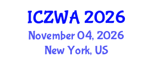 International Conference on Zoology and Wild Animals (ICZWA) November 04, 2026 - New York, United States International Conference on Zoology and Wild Animals (ICZWA) November 04, 2026 - New York, United States