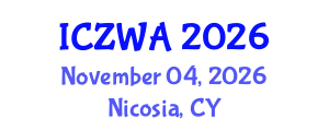 International Conference on Zoology and Wild Animals (ICZWA) November 04, 2026 - Nicosia, Cyprus International Conference on Zoology and Wild Animals (ICZWA) November 04, 2026 - Nicosia, Cyprus