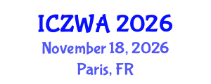 International Conference on Zoology and Wild Animals (ICZWA) November 18, 2026 - Paris, France