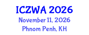 International Conference on Zoology and Wild Animals (ICZWA) November 11, 2026 - Phnom Penh, Cambodia International Conference on Zoology and Wild Animals (ICZWA) November 11, 2026 - Phnom Penh, Cambodia